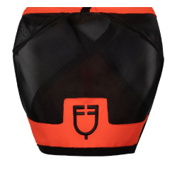 Equestro vliegenmasker met voorlogo Grenadine Rood