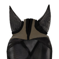 Equestro vliegenmasker met voorlogo Walnoot Bruin Equestro vliegenmasker met voorlogo Walnoot Bruin