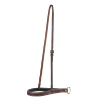 Gewatteerde leren neusriem Pool’s Geolied Gewatteerde leren neusriem Pool’s Geolied