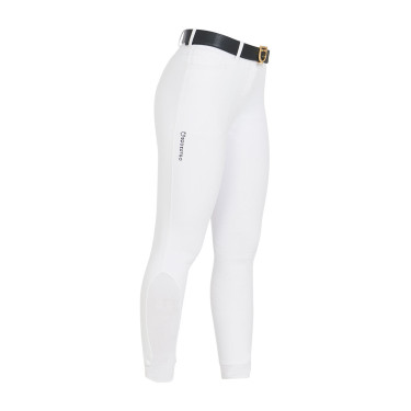 Dames rijbroek Equestro full grip hoge taille gevoerd met fleece Wit Dames rijbroek Equestro full grip hoge taille gevoerd met fleece Wit