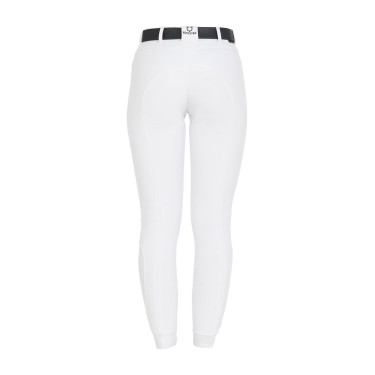 Dames rijbroek Equestro full grip hoge taille gevoerd met fleece Wit Dames rijbroek Equestro full grip hoge taille gevoerd met fleece Wit