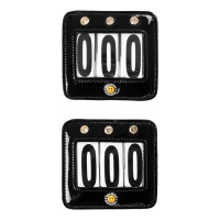 Wedstrijdnummhouder Equestro met kristallen Zwart