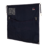 Boxgordijn Supreme met logo 130×120 Marine Marineblauw