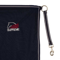 Boxgordijn Supreme met logo 130×120 Marine Marineblauw