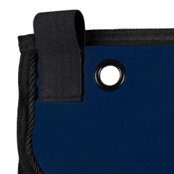 Lange stalafscheiding Equestro x FISE met geborduurd logo Marineblazer Marineblauw