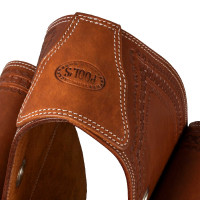 Zadeltas Pool’s Bisaccia Handtooled Donkere olie Bruin Zadeltas Pool’s Bisaccia Handtooled Donkere olie Bruin