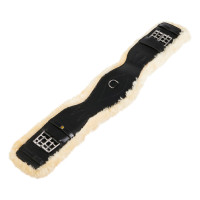 Leder dressuursingel Equestro Zwart