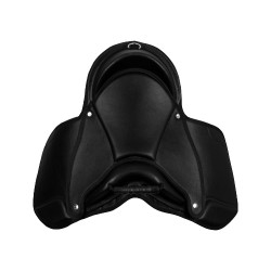 Complete Shetland-zadel met handgreep Supreme Zwart