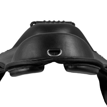 Complete Shetland-zadel met handgreep Supreme Zwart