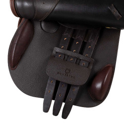 Springzadel Equestro Evolution Pro Donkerbruin