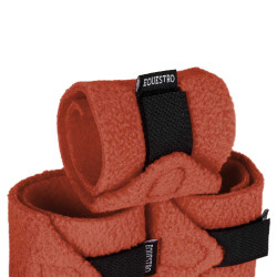 Equestro bandageset voor speelgoedpaard Baksteenrood