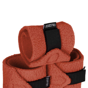 Equestro bandageset voor speelgoedpaard Baksteenrood