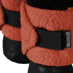 Equestro bandageset voor speelgoedpaard Baksteenrood