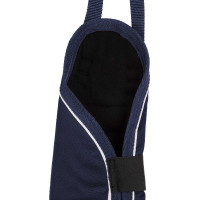 Set transportbeschermers en staartbeschermer Equestro met rubberen patch Bordeaux