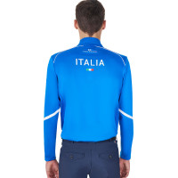 Heren-trainingsbaselayer Equestro x FISE Blauw van Savoye Heren-trainingsbaselayer Equestro x FISE Blauw van Savoye