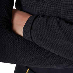 Uniseks kinder-basislaag Equestro in technische stof Zwart / zwart