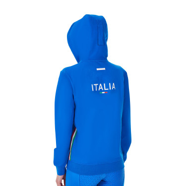 Dameshoodie Equestro x FISE Blauw van Savoye