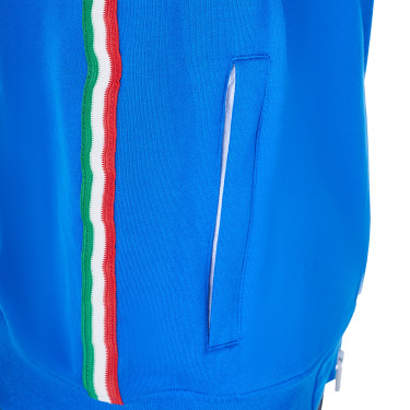 Heren hoodie Equestro x FISE Blauw van Savoye