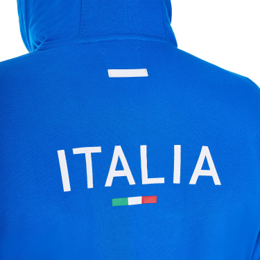 Heren hoodie Equestro x FISE Blauw van Savoye