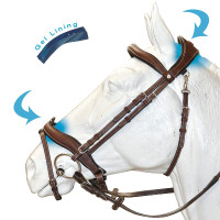 Bridon Flags & Cup Comfort gecombineerd Bruin Bridon Flags & Cup Comfort gecombineerd Bruin