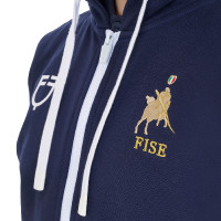 Uniseks kindersweater Equestro x FISE Marineblazer Marineblauw Uniseks kindersweater Equestro x FISE Marineblazer Marineblauw