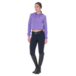 Dames-sweater Equestro met uitsnijdingen Oneindig violet