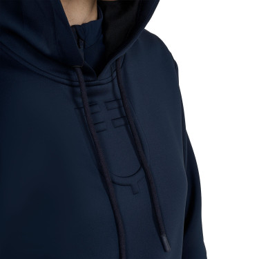 Dames-sweater Equestro met uitsnijdingen Marineblazer Marineblauw