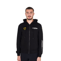 Herenhoodie Equestro Scuderia sweater Zwart
