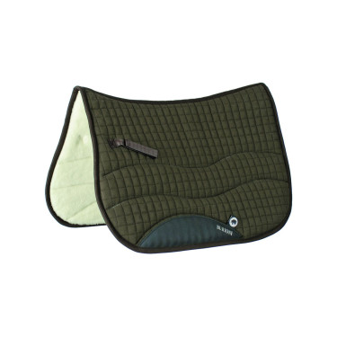 Burioni zadeldoek katoen/wol Scafarda Groen