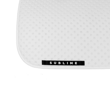 Acavallo Sublime dressuurdekje in technische stof met stippen Wit