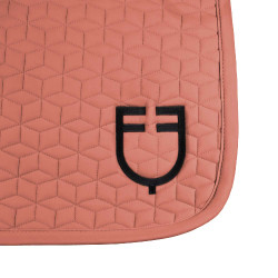 Equestro dressuurdekje met kubus-quilting Redwood Rood Equestro dressuurdekje met kubus-quilting Redwood Rood