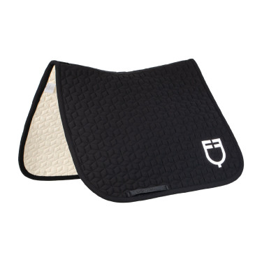 Equestro dressuurdekje met kubus-quilting Zwart