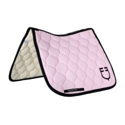 Dressuurdekje Equestro met ui-wattering Orchideeënboeket Roze