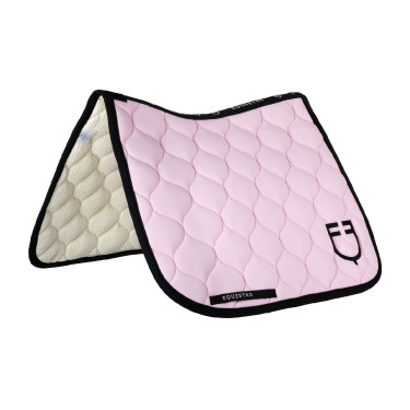 Dressuurdekje Equestro met ui-wattering Orchideeënboeket Roze