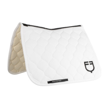 Dressuurdekje Equestro met ui-wattering Wit