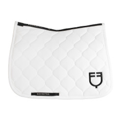 Dressuurdekje Equestro met ui-wattering Wit