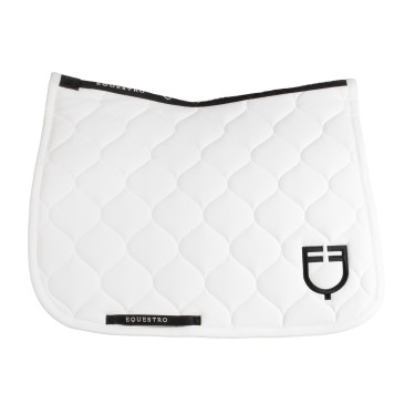 Dressuurdekje Equestro met ui-wattering Wit