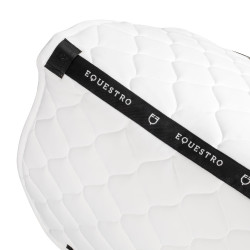Dressuurdekje Equestro met ui-wattering Wit