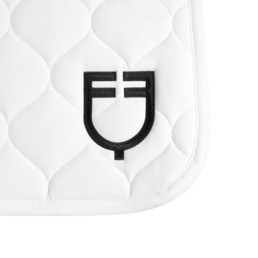 Dressuurdekje Equestro met ui-wattering Wit