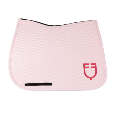 Dressuurdekje Equestro gewatteerd Wave in technische stof