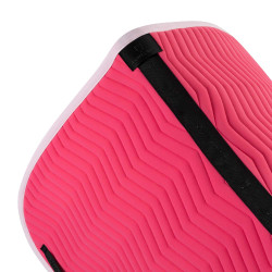 Dressuurdekje Equestro gewatteerd Wave in technische stof Kamperfoelie / ballerina Roze