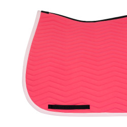 Dressuurdekje Equestro gewatteerd Wave in technische stof Kamperfoelie / ballerina Roze