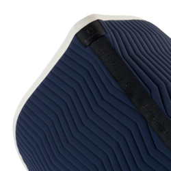 Dressuurdekje Equestro gewatteerd Wave in technische stof Marineblazer / antiek wit Marineblauw