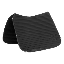 Equestro Universe Stripe dressuurzadeldek Zwart