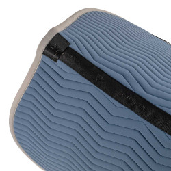 Gestepte Equestro springdeken Wave in technische stof Beringzee / ijsgrijs Blauw Gestepte Equestro springdeken Wave in technische stof Beringzee / ijsgrijs Blauw