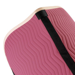 Gestepte Equestro springdeken Wave in technische stof Roze kasteel / antiek wit