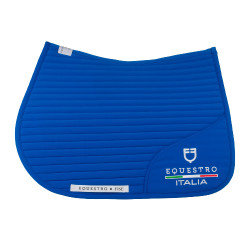 Springzadeldek Equestro x FISE met geborduurd logo Blauw van Savoye Springzadeldek Equestro x FISE met geborduurd logo Blauw van Savoye