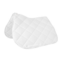 Equestro springzadeldek van ademende technische stof Wit / wit Equestro springzadeldek van ademende technische stof Wit / wit