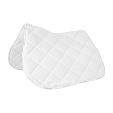 Equestro springzadeldek van ademende technische stof Wit / wit