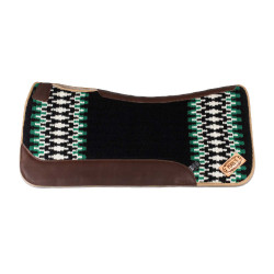 Klassieke Pool’s westernpad Zwart / wit / groen